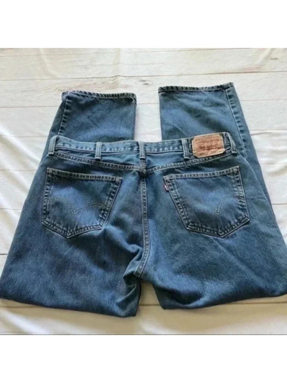 Levi Strauss Mens 505 straight fit jeans W38 L 30